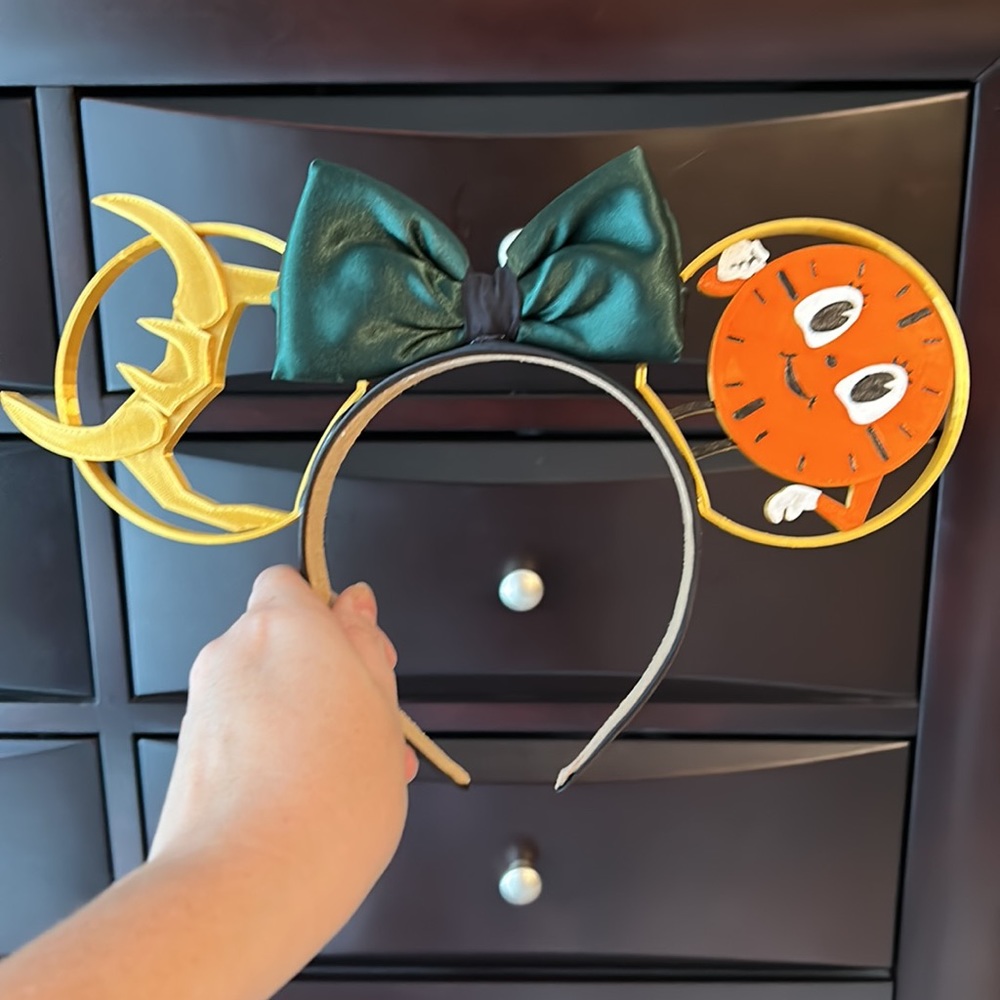 Custom Loki Miss Minutes Minnie Ears